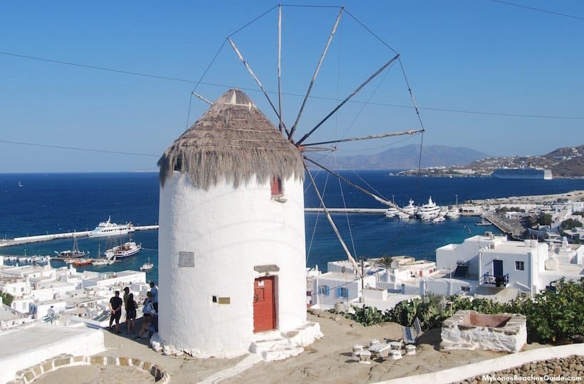 Bonis Windmill in Mykonos, Greece