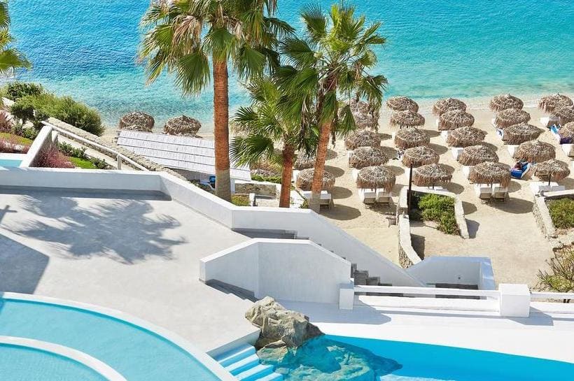 Best Hotel at Psarou Beach, Mykonos - Where to Stay